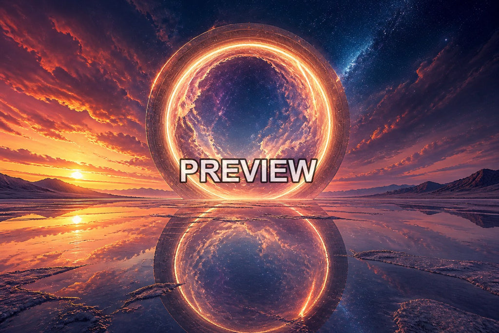 Cosmic Portals – 10 Desktop & Phone Wallpaper Bundle – preview 1