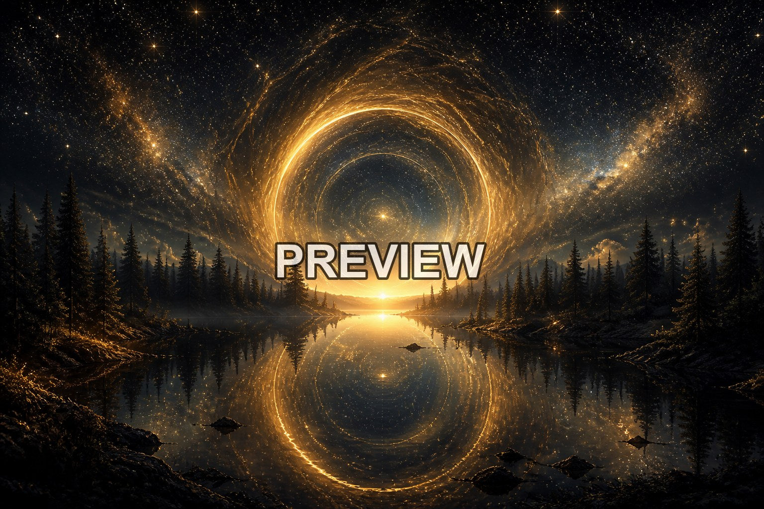 Cosmic Portals – 10 Desktop & Phone Wallpaper Bundle – preview 3