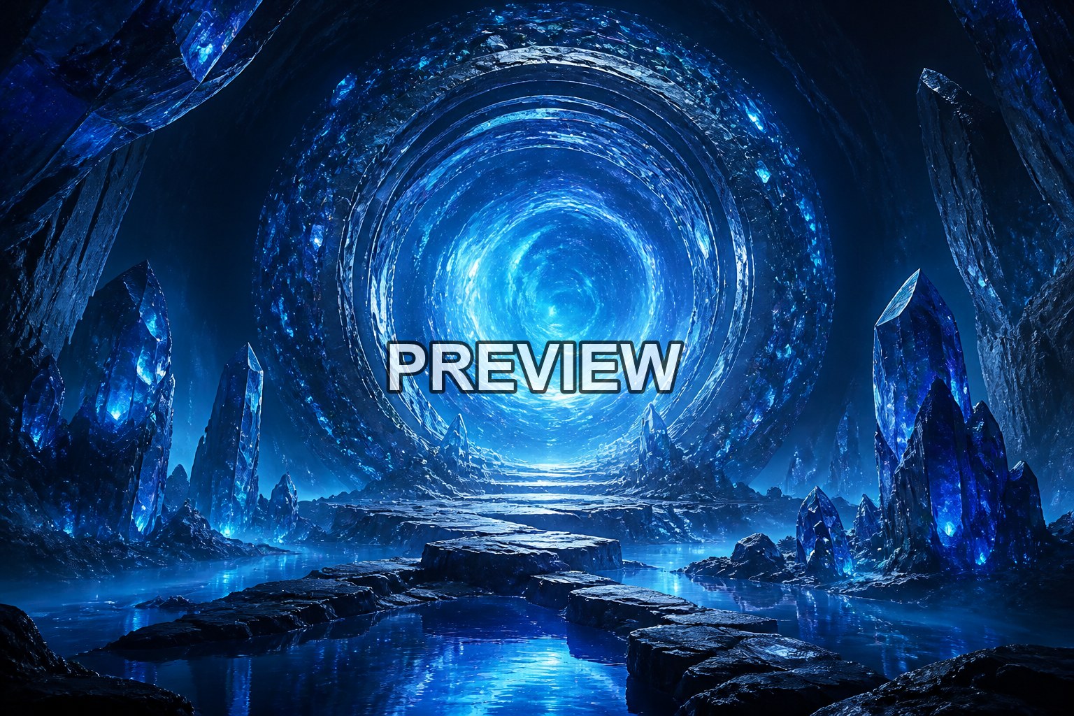 Cosmic Portals – 10 Desktop & Phone Wallpaper Bundle – preview 5